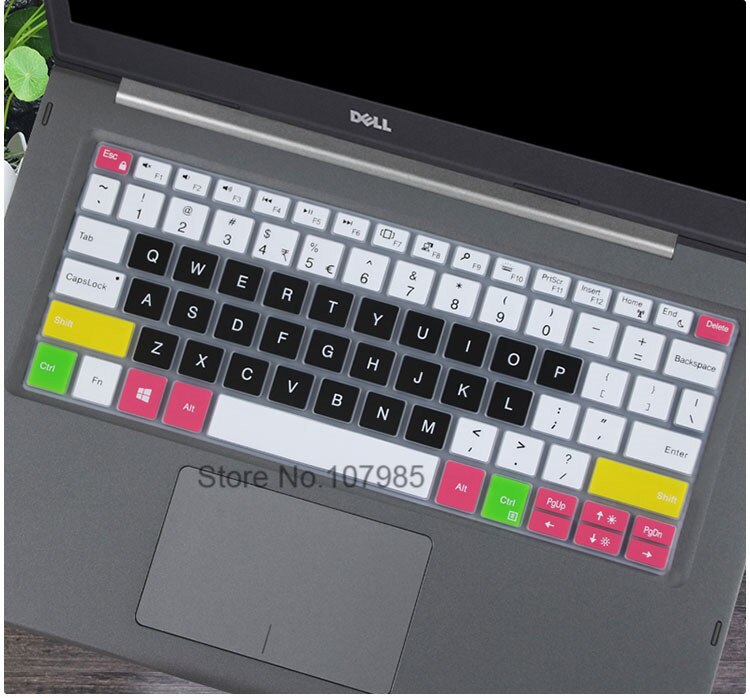 For Dell XPS 13 9380 9385 Dustproof Silicone Keyboard cover Skin Protector For dell xps 13 13-9380 13-9385: Candyblack