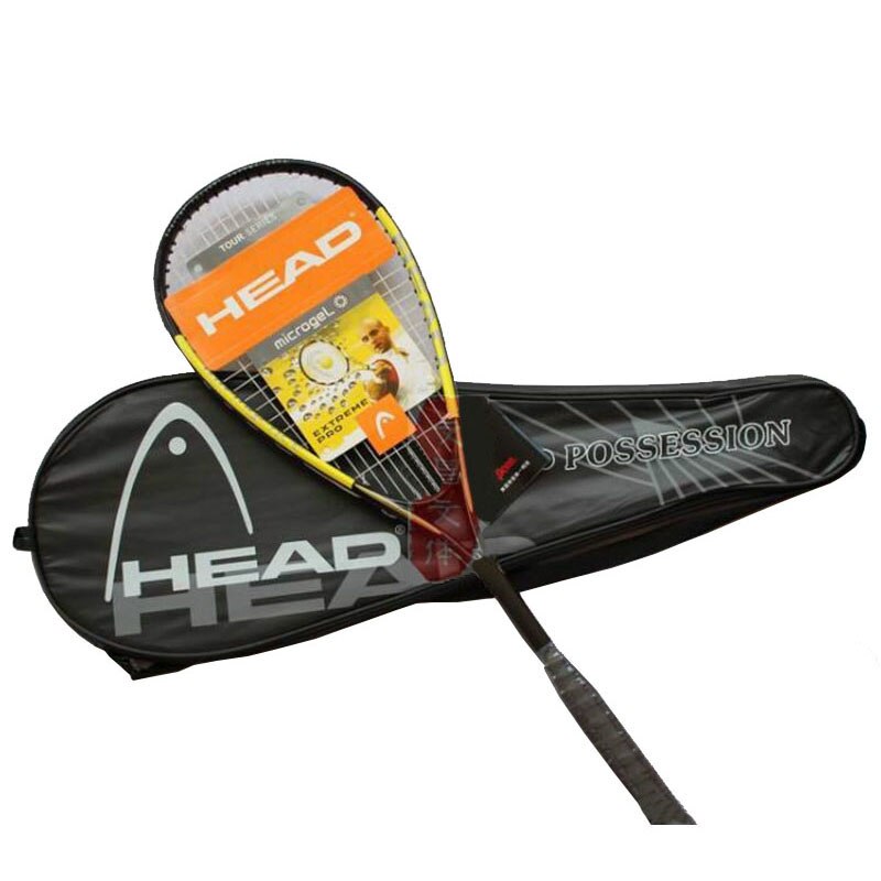 Bedste pris hoved squash ketcher let carbon materiale med squash ketcher taske speed ball ketchere sports træning ketsjer