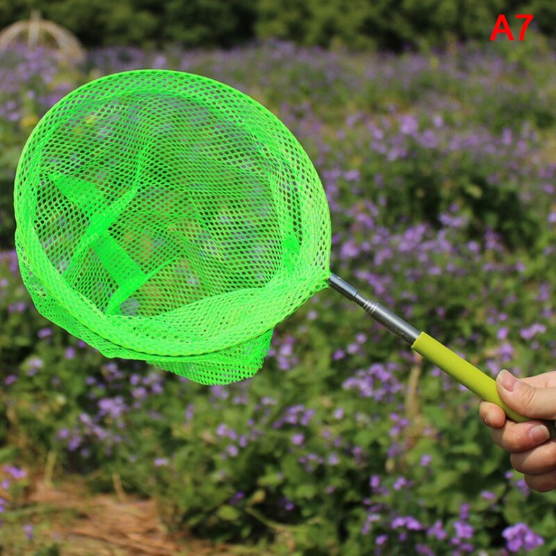 1Pc Kids Anti Slip Grip Perfect Telescopische Netto Uitschuifbare 34 Inches Voor Catching Bugs Insect Kleurrijke Vissen Speelgoed: G
