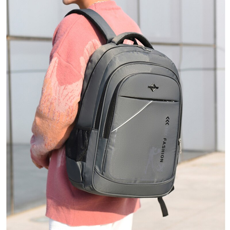 University Student School Backpack Men Bag Large Capacity High School Bags for Teenage Boys Casual 2022