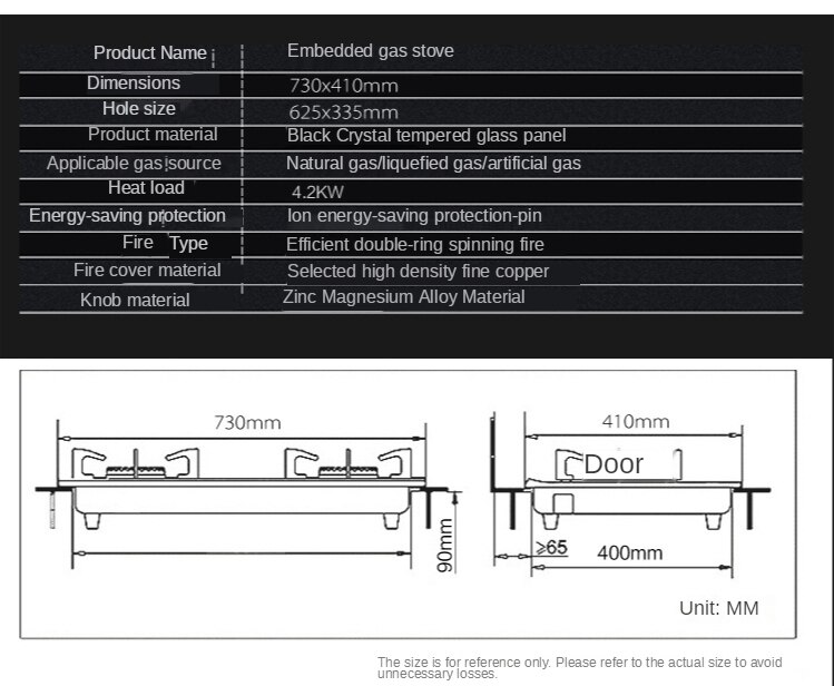 Double burner gas stove special tempered glass double burner gas stove for liquefied gas
