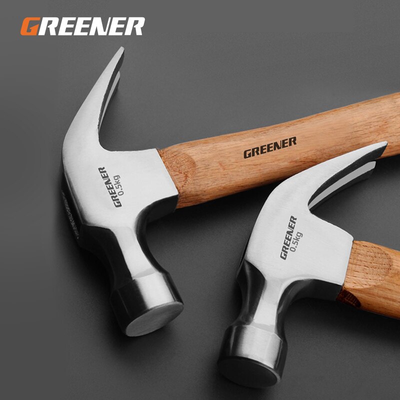 Groener Klauw Hamer Voor Houtbewerking Automatische Nail Zuig Hamer Multifunctionele Shockproof Steel Hamer Huishouden Handgereedschap