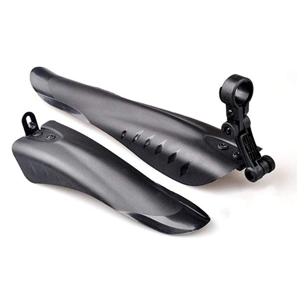 2 pièces vélo garde-boue VTT avant arrière vélo garde-boue arrière en plastique vélo selle garde-boue pièces Enduro: Default Title