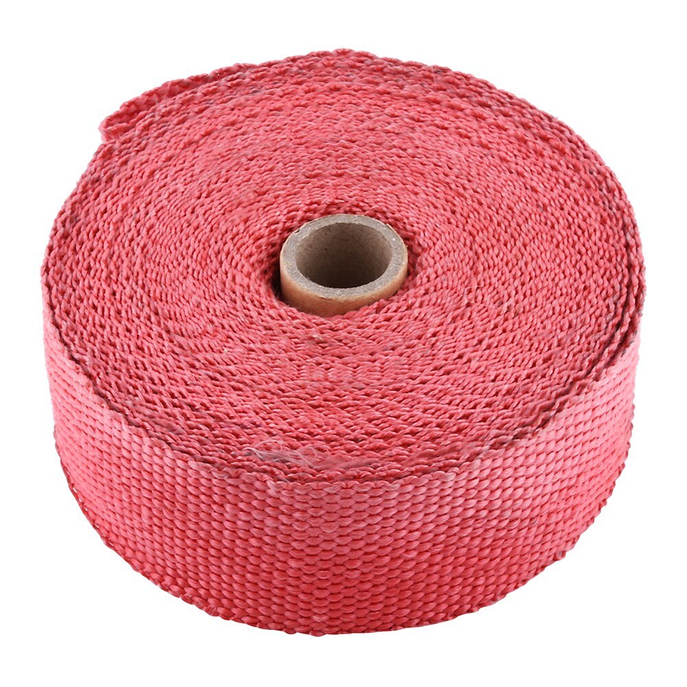 10M Uitlaat Header Heat Wrap Tape Motorfiets Uitlaatpijp Warmte Wrap Manifold Cover Isolatie Roll Tapes Glasvezel