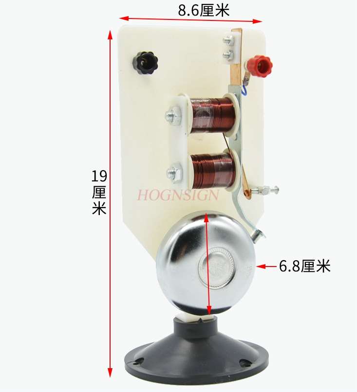 Materiale per la fabbricazione di campanello elettrico campanello elettrico (verticale) attrezzatura sperimentale strumento didattico per la fisica
