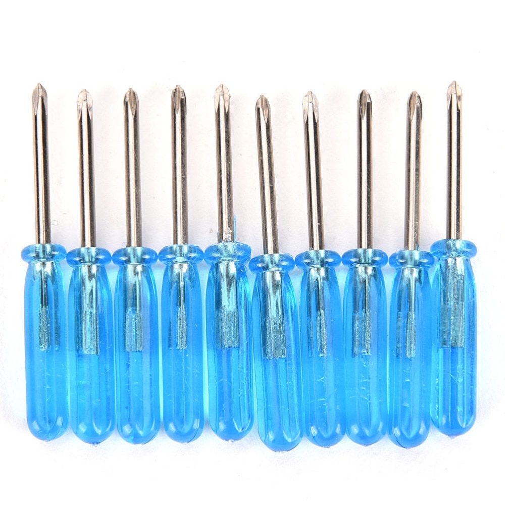 1 o 7 or10PCS Phillips ranurado de la Cruz de la estrella de cinco puntas Mini destornilladores para teléfono portátil reparación herramientas abiertas
