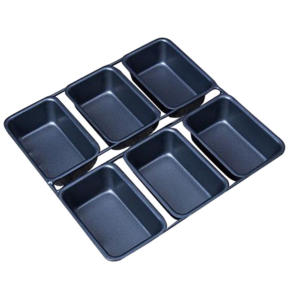 Bread Pans for Baking Mini 6 Cavities Kitchen Sweet Sweet Breads Pastry Cake for Home Kitchen Cafe Shop Use