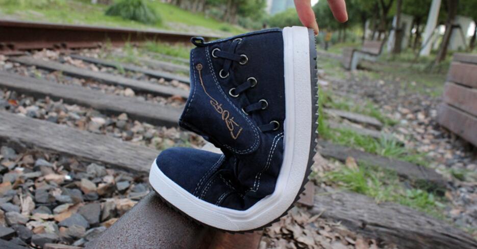 Heren sneakers denim canvas schoenen lente/herfst hoge hulp casual schoen tennis sneakers wandelen skateboard veterschoen platte schoen