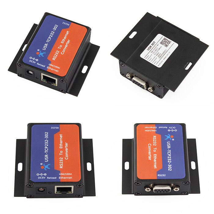 Usr-tcp 232-302 rs232 til tcp ip omformer seriell til ethernet-støtte dns dhcp innebygd webside