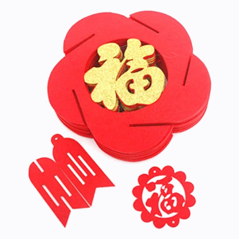 4 Pcs Red Chinese Lanterns,Decor for Chinese Year,Chinese Spring Festival,Wedding,Lantern Festival Celebration Decor