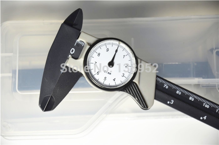 150mm 6inch dial caliper 0-150MM Pure plastic vernier caliper with dial plastic caliper gauge Vernier Calipers