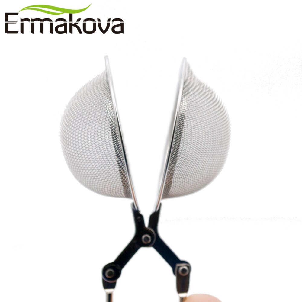 Ermakova 3 stk / mye te infusjon i mesh te ball infuser te sil filter med håndtak rustfritt stål te mesh ball filter
