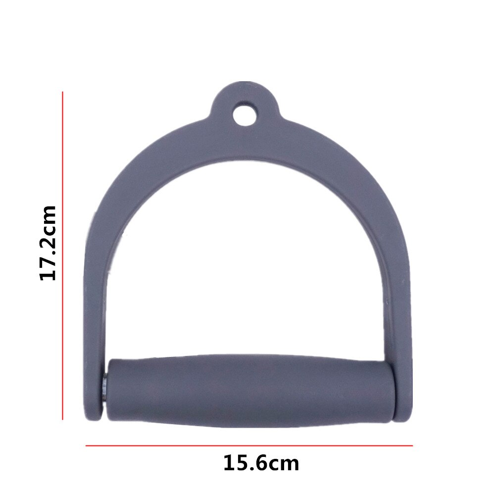 D-Handle Pull Down Fitness Grip for Gym Pulley Cable Machine LAT Pulldown Attachment Heavy Duty Training Workout Equipment