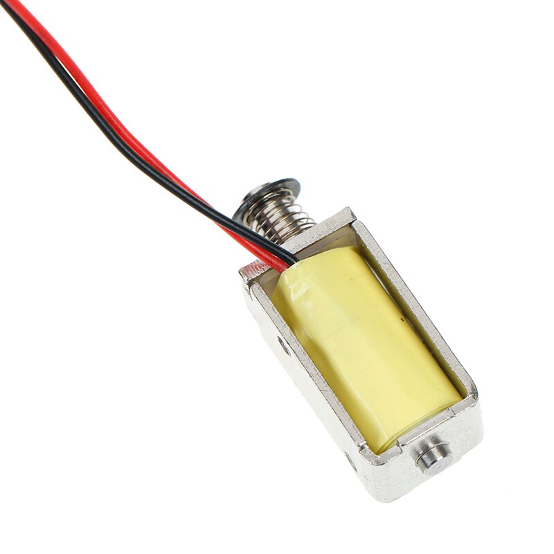Micro électro-aimant à ressort 12V cc | Tige de Type traction, tige d'électroaimant 4mm 1 pièce