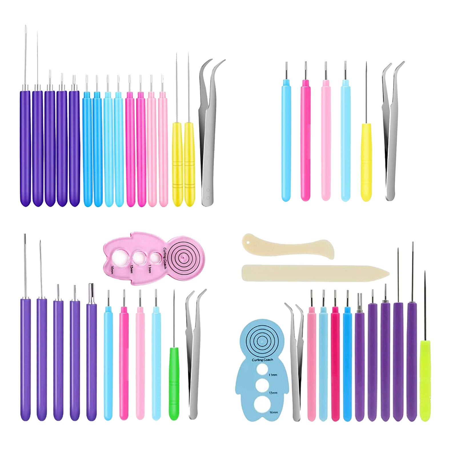 Papier Quilling Tools Sleuven Naald Pen Art Hand Craft Set Tool Voor Beginner Kaart Maken