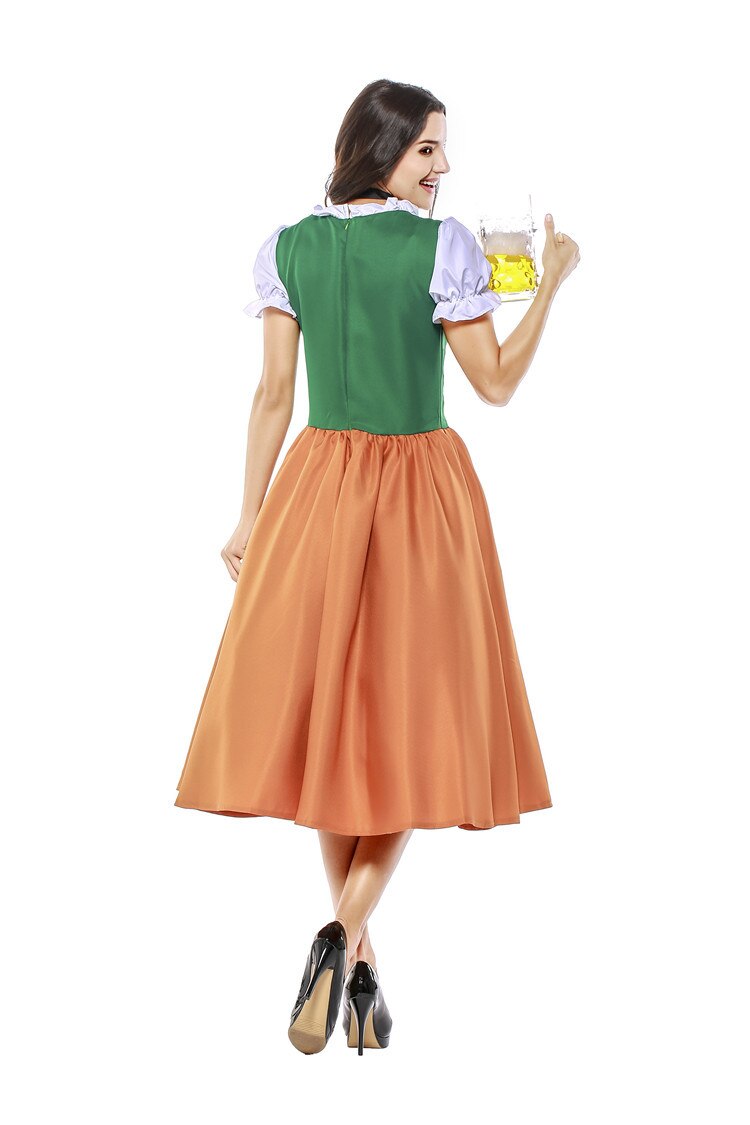 Men Women German Oktoberfest Costume Bavarian Traditional Beer Costume Bar Waiter Clothes