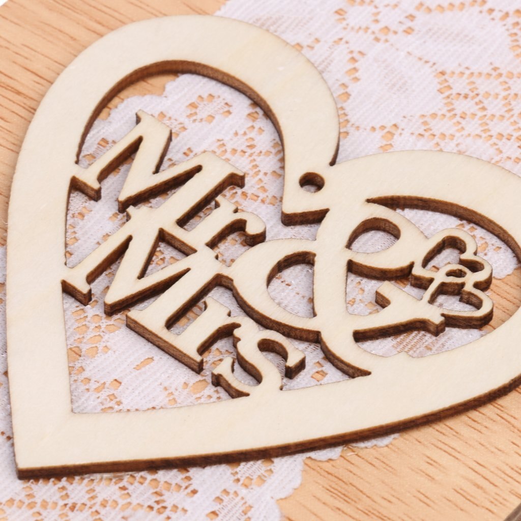 Bloc de notas de madera para boda, libro de visitas de amor hueco, álbum de boda, cuaderno