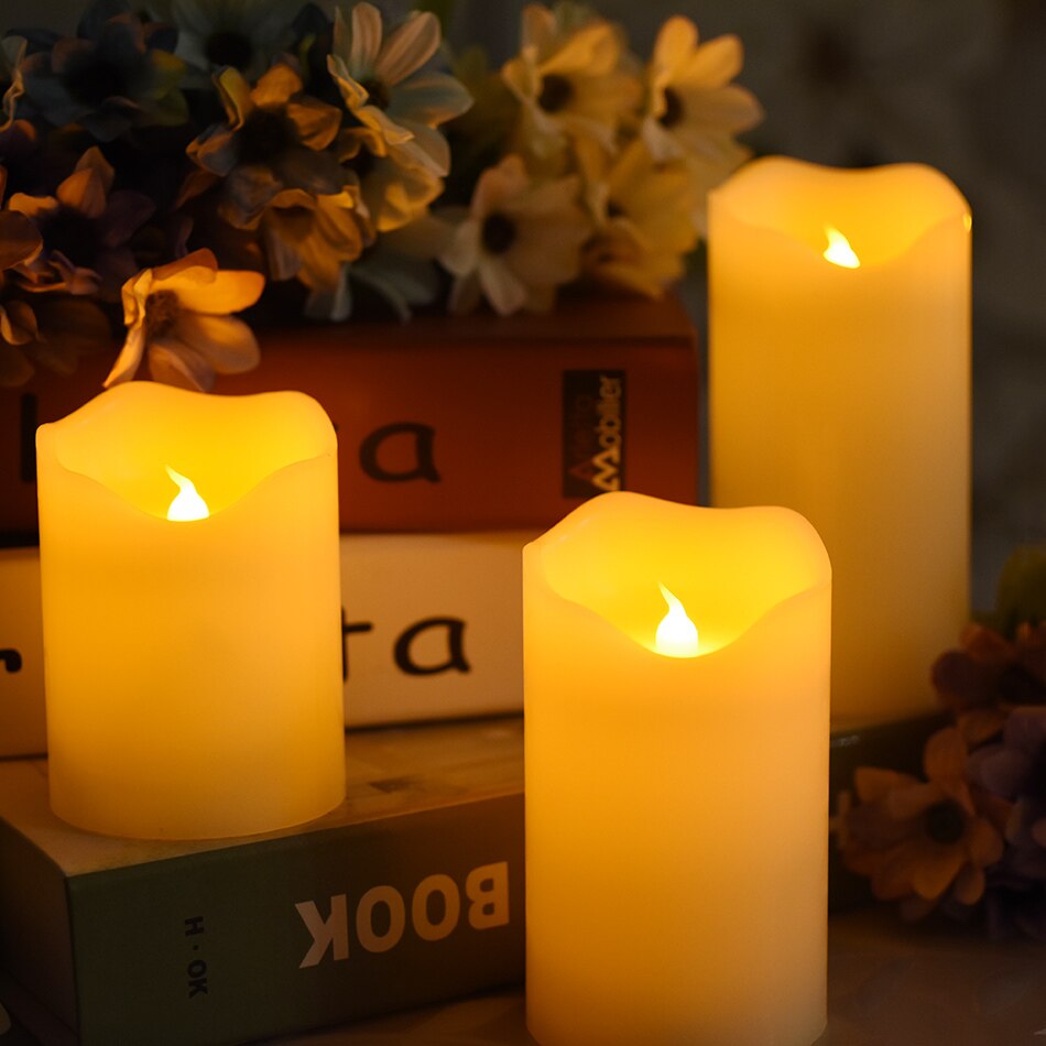 Flammenlose Elektrische Paraffin Wachs LED Kerze, Geburtstag Party Kerzen, Hochzeit Veranstaltung Kerze, Weihnachten LED Kerze, wohnkultur.