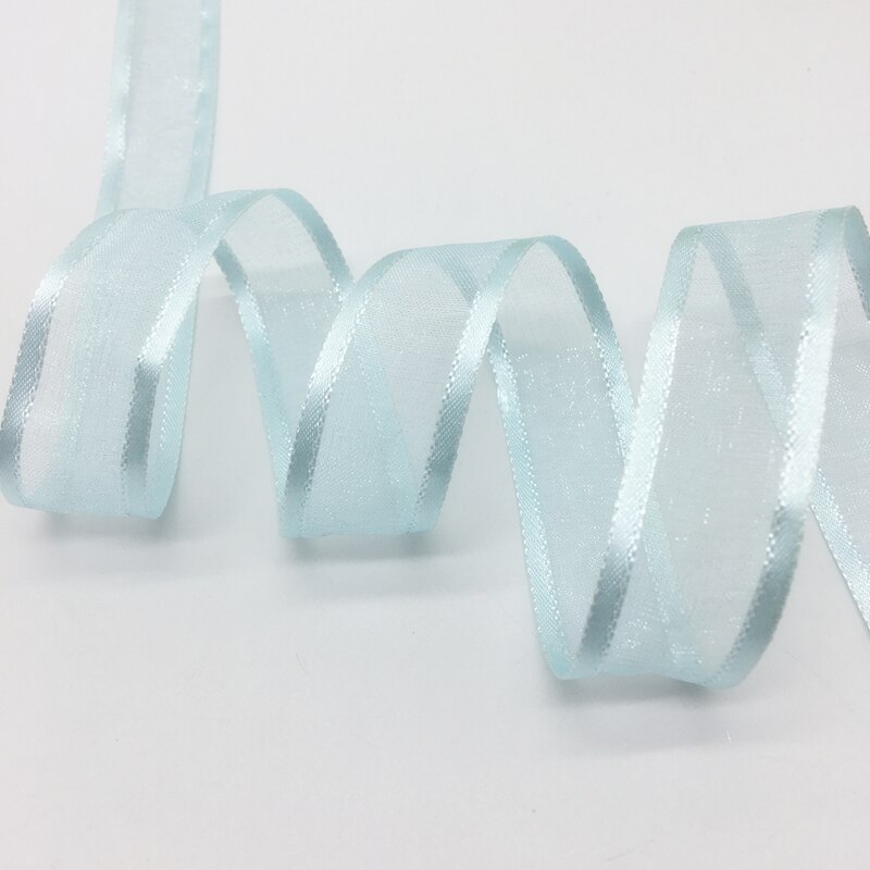 5 Meter 3/4 "(20mm) breitseite Organza Band Bogen Hochzeit Weihnachten Party Verpackung Dekoration Spitze Handwerk wählen Farben: 10
