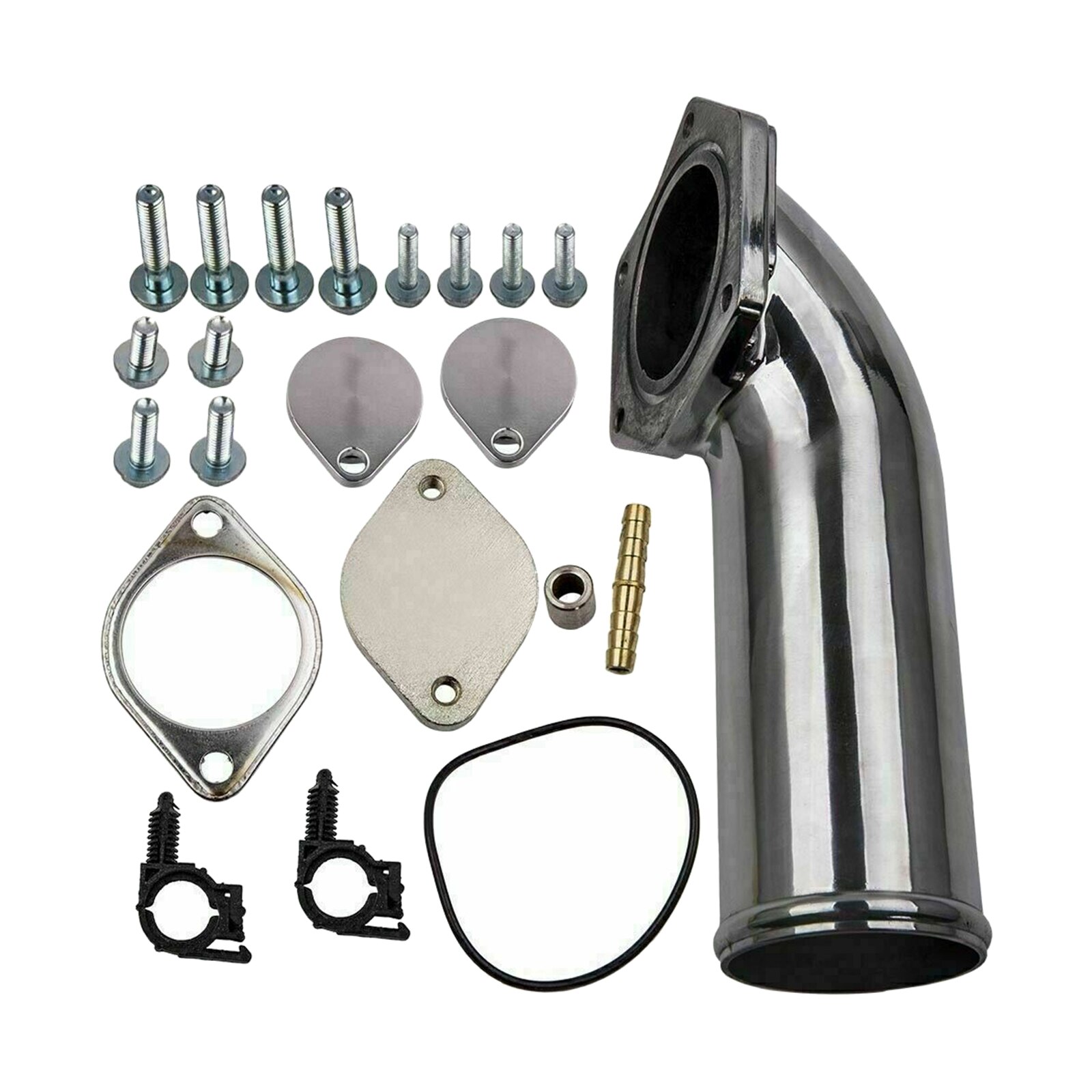 EGR Valve Kit with Intake Elbow Engine Cooler &amp; Throttle Valve Kit Leak Prevent Kit For Ford 6.4L 08-10