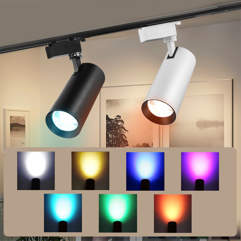 RGB Schiene Beleuchtung LED Neon- LED Stelle Bühne Lichter Leuchte Decke Lampe für Zimmer Dekor Disko Bar Bekleidungsgeschäft Schienen Licht einstellen