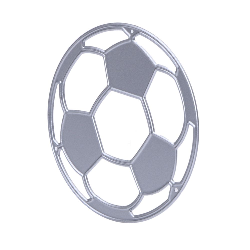 Fodbold skære dies fødselsdagsfest metal skære dies stencils til gør-det-selv scrapbog album stempel papir kort prægeform