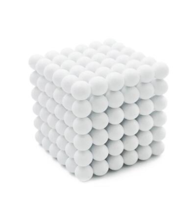 216 Pz/set 3D Magia Magnete Magnetico Blocchi Balls Sfera Cubo Perline di Costruzione Giocattoli Partito FAI DA TE Decorazione Accessori Per La Casa: WHITE