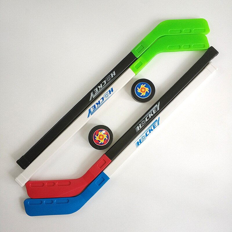 Juego de polea de juguete para niños, palo de Hockey de plástico de 72CM para deportes al aire libre, palo de Hockey