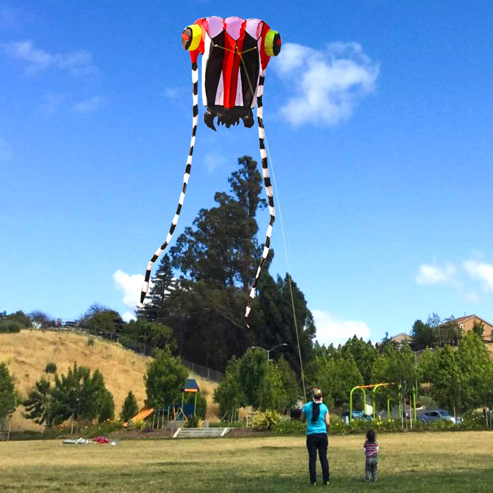 Grote Trilobite Zachte Kite Voor Volwassen Kids Outdoor Speelgoed Voor Kinderen 100M Lijn Vliegeren Met Handvat En lijn Factory Verkoop