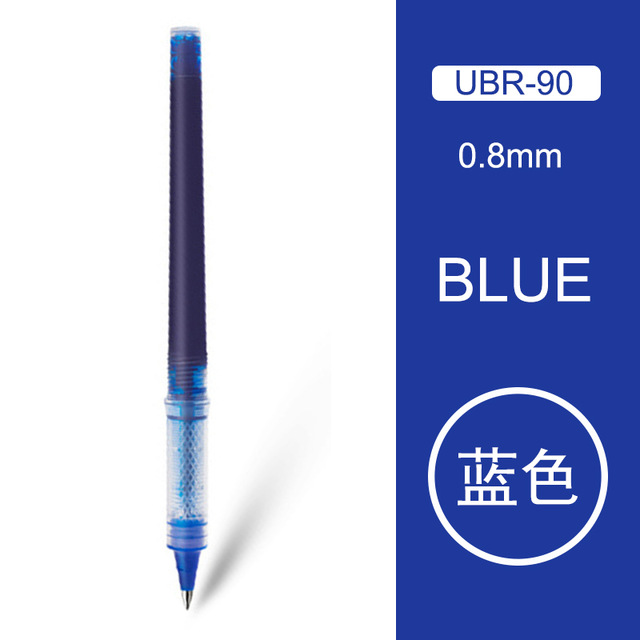 3/6/12pcs Japan UNI Refill UBR-95/UBR-90 Water-based Pen Refill 0.8/0.5mm for UB-205/UB-200: Yellow / Multi-Colored