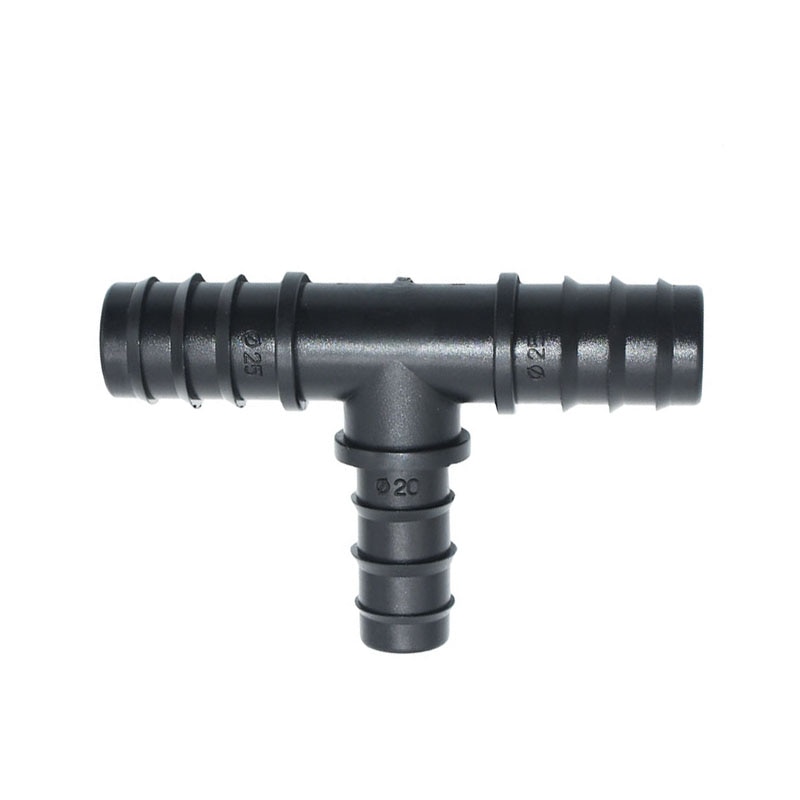 25mm to 16mm 20mm hose reducing tee barb Connector water splitter DN20 to 1/2 3/4 hose tee Drip Irrigation Fittings 2 Pcs
