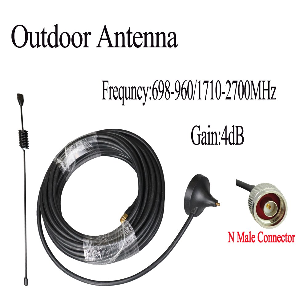 ZQTMAX-antena pequeña con ventosa para coche, repetidor gsm 3g dcs GPRS, 900, 1800, 2100, amplificador de señal LTE