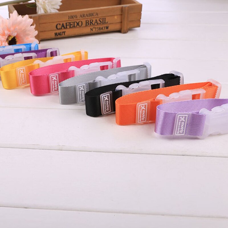 Adjustable Luggage Straps Nylon Hanging Buckle Straps Luggage Accessories Straps Suitcase Bag Straps Belt Lock Hooks Travel
