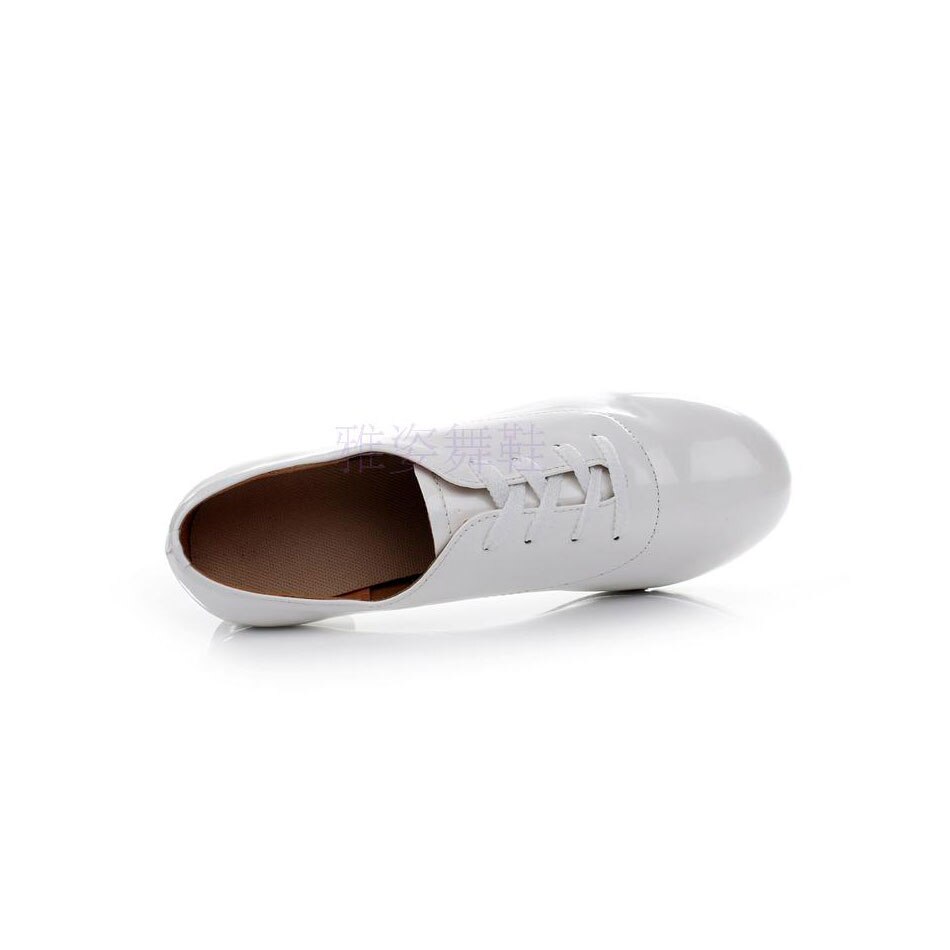 MSMAX YZ-08 Boys Shoes Children Tap Shoes Shiny Patent Leather Stage Dance Shoes Soft Ballroom Kids Tap Shoes