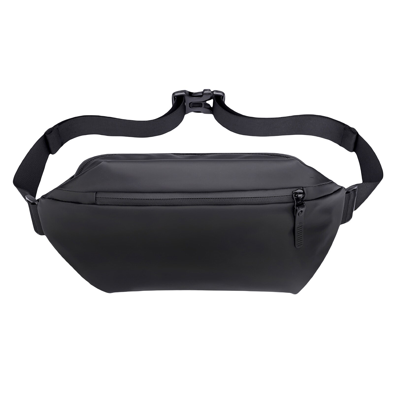 Outdoor-brusttasche, verstellbare nylon-hüft- und schultertasche mit reißverschluss für sport und reisen, , 4 farben: Schwarz