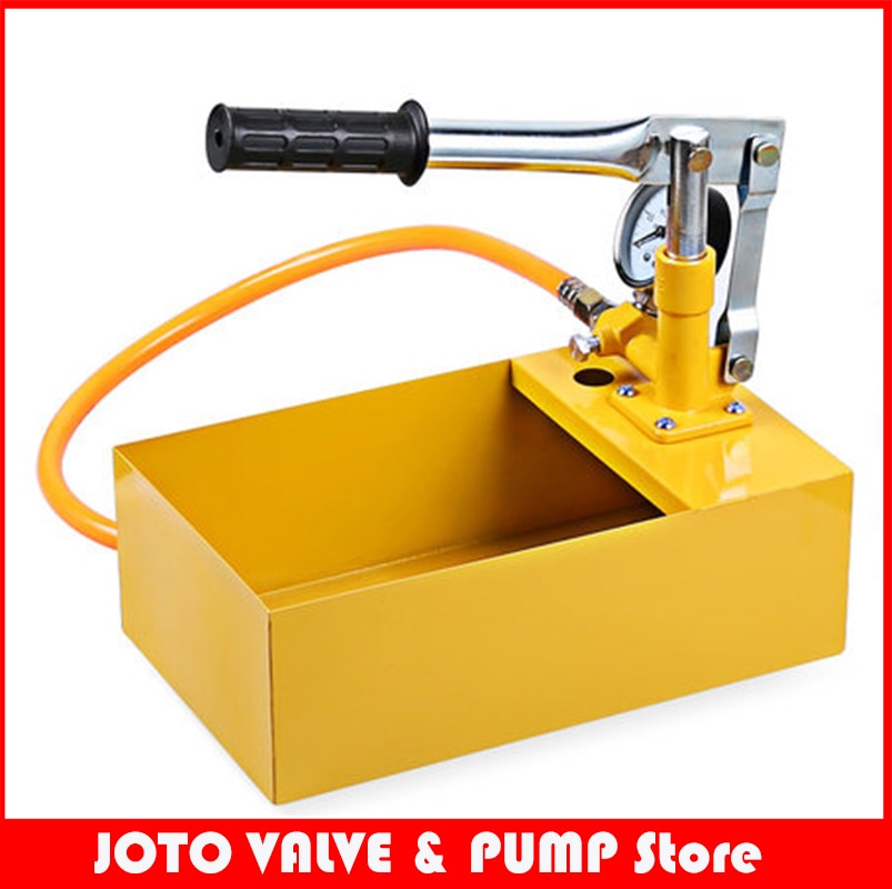 Manual test water pipe PPR pipe test press machine manual pressure testing pump 25kg