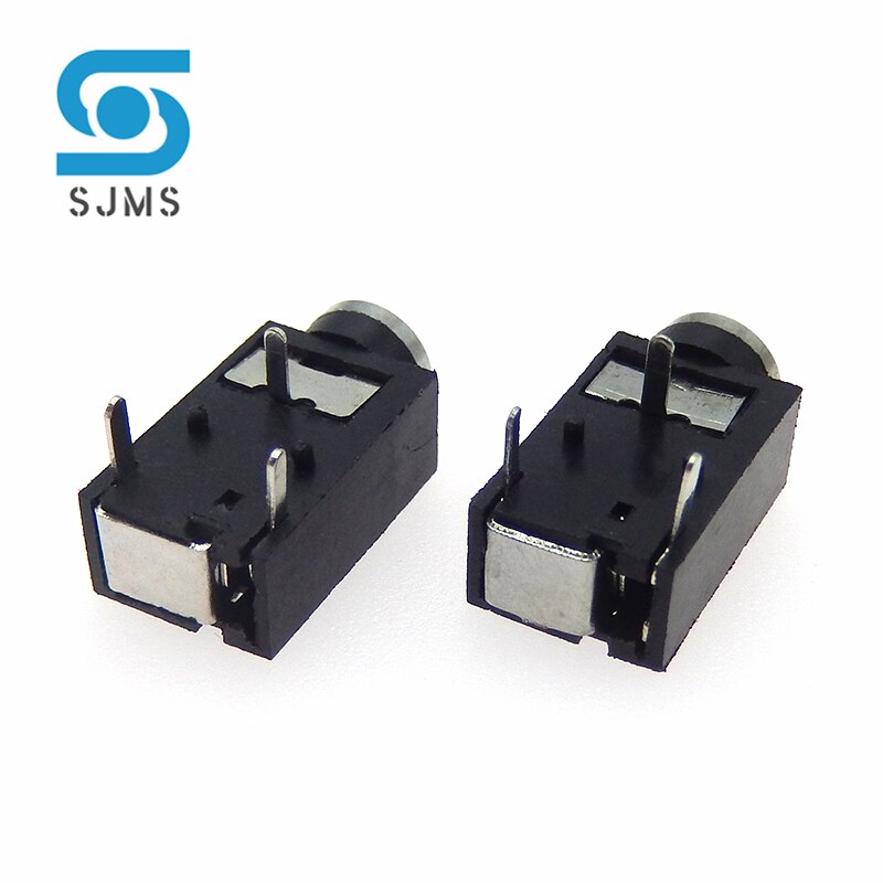 5/10Pcs Hoofdtelefoonaansluiting Socket PJ-318 3.5 Mm Vrouwelijke Jack 3 Pin Socket Audio Video Terminals Connector PJ318 3.5 Mm Dip-3 Pcb Mount