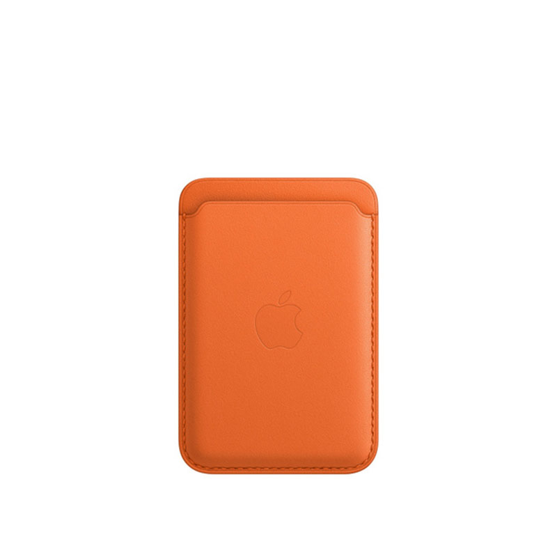 Originele Apple Lederen Magsafe portemonnee Magnetische kaarthouder Case Voor iPhone 15 14 12 13 16 Pro Max Plus gevallen Cover accessoires: Paars Roze