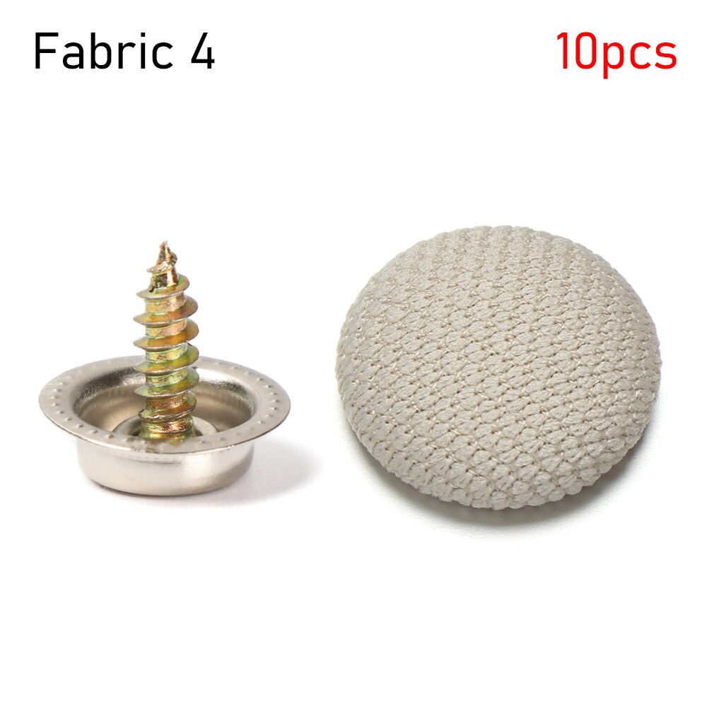 10Pcs Universele Auto Dak Reparatie Gespen Auto Interieur Plafond Doek Schroef Cap Headliner Klinknagels Retainer Automotive Care: fabric 4