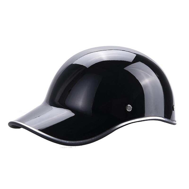1pc baseball cap stil motorcykel halvhjelm sikkerhedshjelm til cafe racer chopper scooter halv ansigt vintage sommer kasket: Som billede