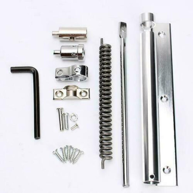 Rebound No slotting Automatic Door Self-Closing Hinge Mute Easy to Punching Free Door Closer DC120