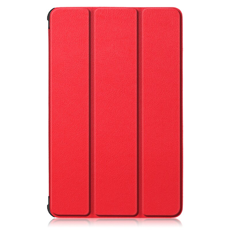 Inteligentne zamknięcie skórzana pokrywa dla Huawei case dla Huawei MatePad 10.4 case BAH3-W09/AL00 magnes stojak pokrywa shell + touch pen + film: Red