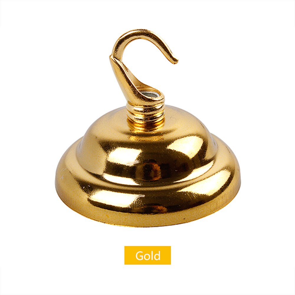Części do żyrandola Vintage uchwyt sufitowy pokrywka sufitowa haczyk wisiorek dekoracja lampy Metal do lekkiego montażu panelu podstawy: Złota / 1PCS