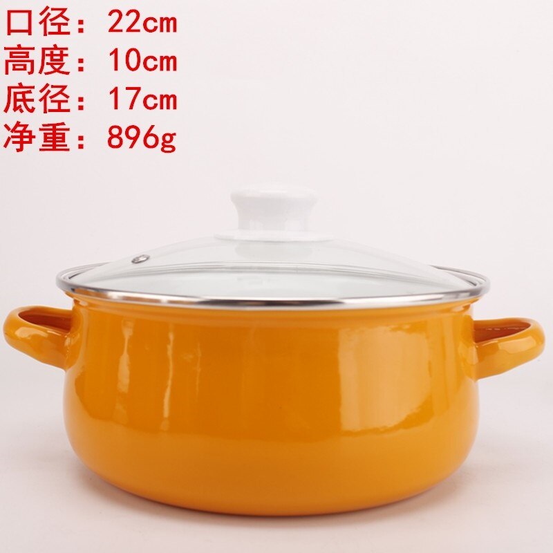Pink Kitchen Soup Pot Cooking Food Prefered Small Ramen Stock Pot Noodle Cute Glass Lid Pote Mantimentos Pot Groceries OB50DG: 22cm Style 4