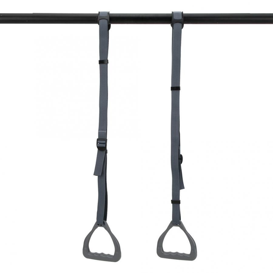 Pull-up Hand Ring Fitness Gymnastic Rings Rope Climbing Wall Hanging Ring Kids Gymnastic Ring Physical Training Accessory