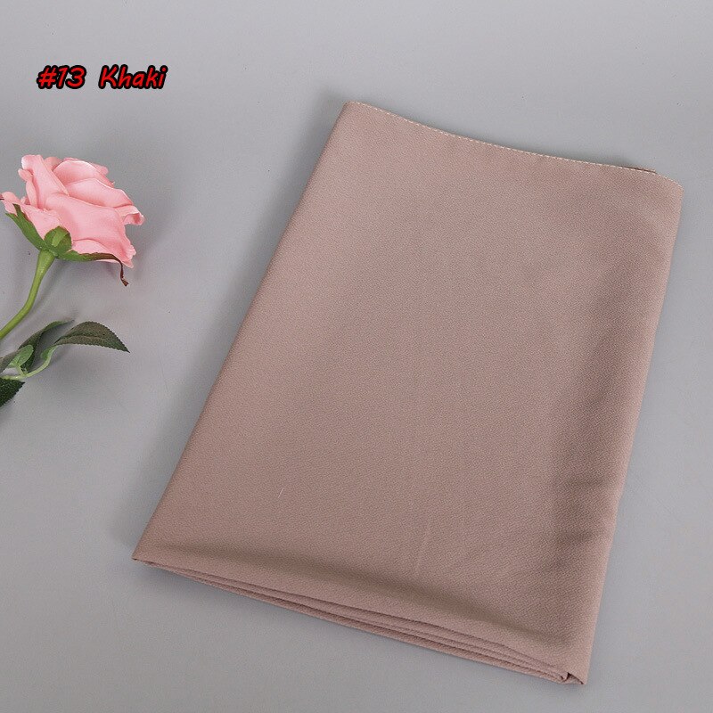 Muslimska kvinnor tjejer hijab bubbla tjock chiffong hijab sjalar wrap muslim tung bubbel chiffong enkla halsdukar/scarf 180*75cm