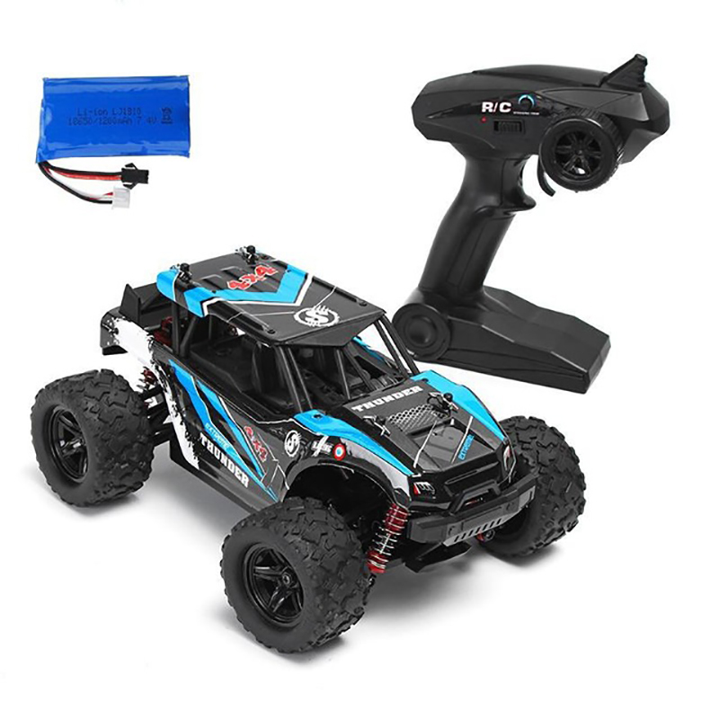 1/18 Scale RC Car 40+MPH 2.4G 4WD High Speed Fast Remote Controlled Large TRACK HS 18311/18312 RC Car Toys Christmas: style-2 Blue