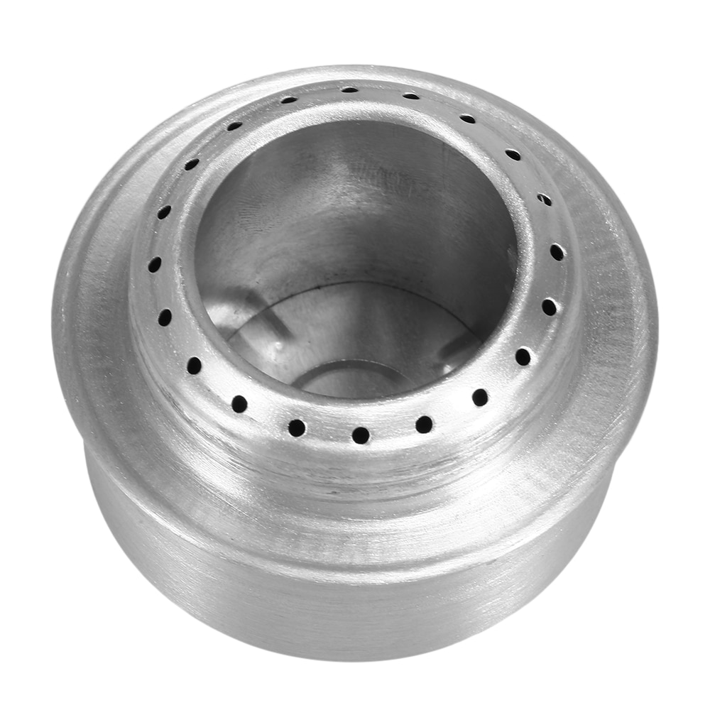 Tragbare Mini Aluminium Legierung Alkohol Herde mit Deckel draussen Camping Wandern Picknick Rucksack Ultraleicht Kochen Herde