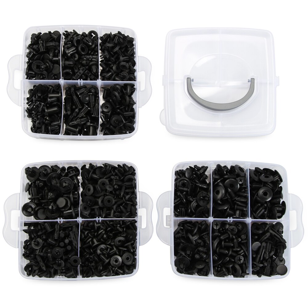 620pcs/box Car Fastener Clips Mixed for Nissan 350Z Almera Altima Armada Cefiro Cube Juke Livina March Maxima