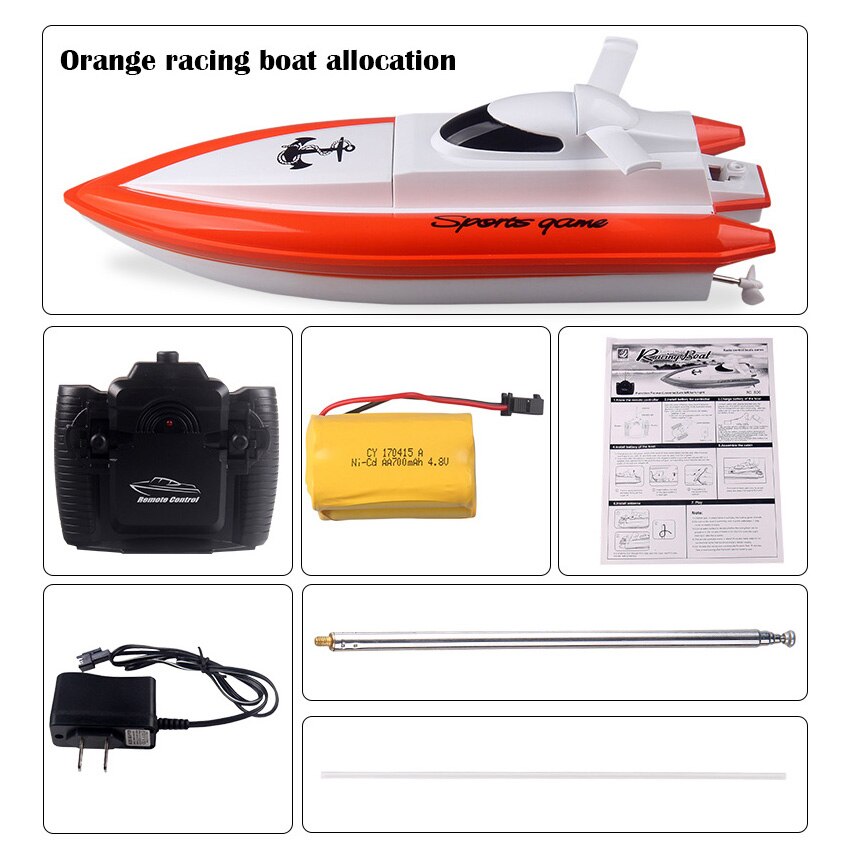 radio control RC N800 speedboot afstandsbediening boot lithium batterij elektrische afstandsbediening boot dual motor